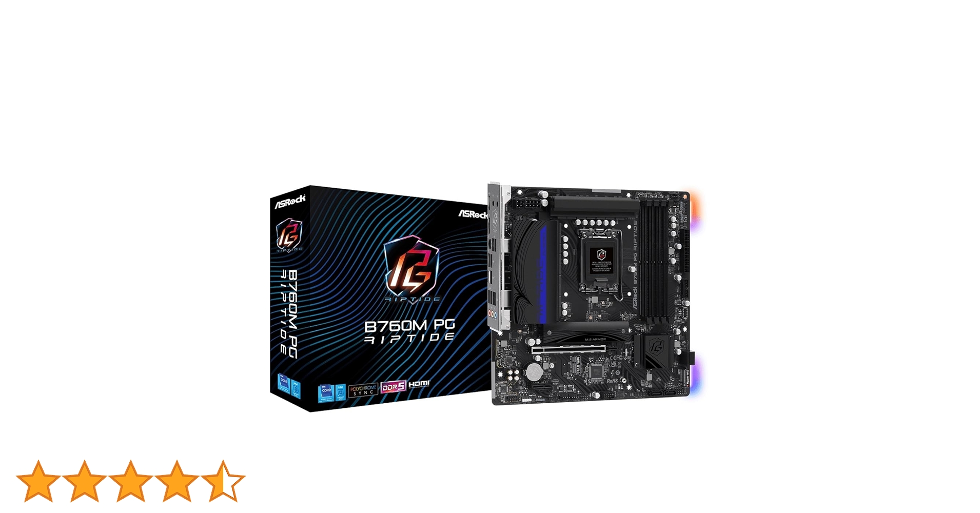 Amazon | ASRock マザーボード B760M PG Riptide Intel 第12世代 ・ 13